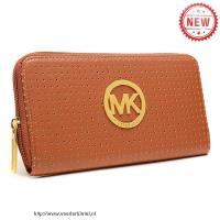 michael kors geperforeerd logo groot bruin portefeuilles Allure Nederland d1vmk817